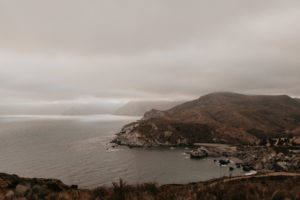 Romantic and Inspirational Catalina Island Elopement on the remote side of the island shark harbor