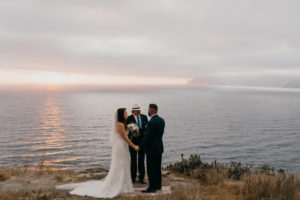 Romantic and Inspirational Catalina Island Elopement on the remote side of the island shark harbor