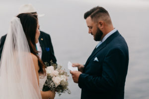 Romantic and Inspirational Catalina Island Elopement on the remote side of the island shark harbor