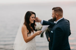 Romantic and Inspirational Catalina Island Elopement on the remote side of the island shark harbor