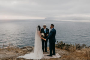 Romantic and Inspirational Catalina Island Elopement on the remote side of the island shark harbor