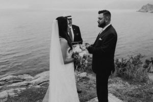 Romantic and Inspirational Catalina Island Elopement on the remote side of the island shark harbor