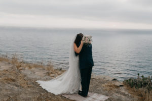 Romantic and Inspirational Catalina Island Elopement on the remote side of the island shark harbor