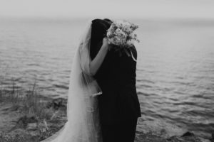 Romantic and Inspirational Catalina Island Elopement on the remote side of the island shark harbor