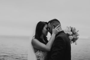 Romantic and Inspirational Catalina Island Elopement on the remote side of the island shark harbor