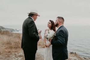 Romantic and Inspirational Catalina Island Elopement on the remote side of the island shark harbor