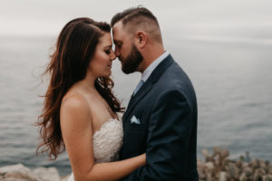 Romantic and Inspirational Catalina Island Elopement on the remote side of the island shark harbor