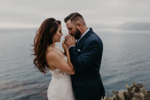 Romantic and Inspirational Catalina Island Elopement on the remote side of the island shark harbor