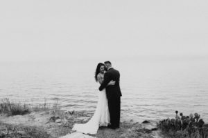 Romantic and Inspirational Catalina Island Elopement on the remote side of the island shark harbor