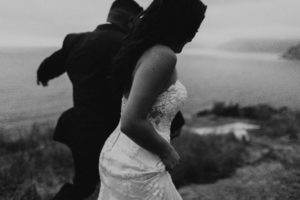 Romantic and Inspirational Catalina Island Elopement on the remote side of the island shark harbor