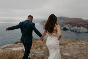 Romantic and Inspirational Catalina Island Elopement on the remote side of the island shark harbor