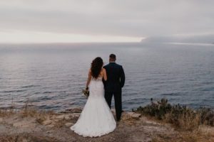 Romantic and Inspirational Catalina Island Elopement on the remote side of the island shark harbor