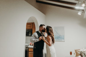 Romantic and Inspirational Catalina Island Elopement on the remote side of the island shark harbor