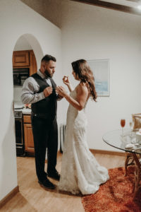 Romantic and Inspirational Catalina Island Elopement on the remote side of the island shark harbor