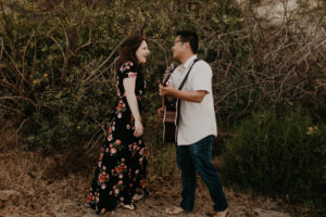 A dreamy sunrise malibu elopement at el matador beach