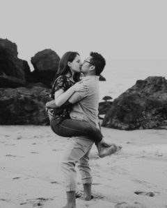 A dreamy sunrise malibu elopement at el matador beach