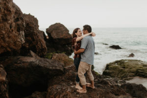 A dreamy sunrise malibu elopement at el matador beach