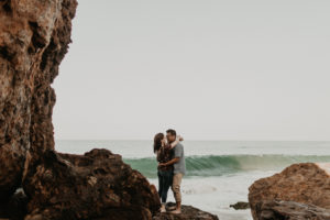A dreamy sunrise malibu elopement at el matador beach