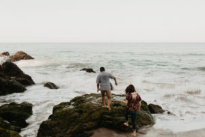 A dreamy sunrise malibu elopement at el matador beach