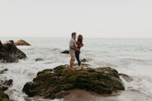 A dreamy sunrise malibu elopement at el matador beach