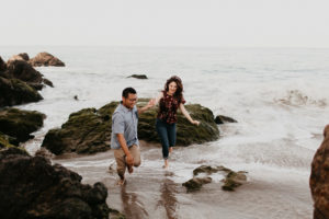 A dreamy sunrise malibu elopement at el matador beach