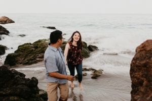 A dreamy sunrise malibu elopement at el matador beach