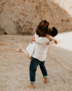 A dreamy sunrise malibu elopement at el matador beach
