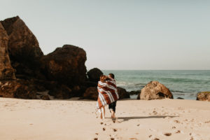 A dreamy sunrise malibu elopement at el matador beach