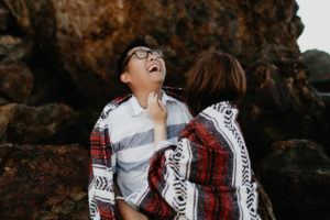 A dreamy sunrise malibu elopement at el matador beach