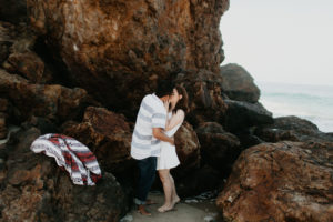 A dreamy sunrise malibu elopement at el matador beach