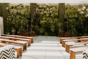 A modern romantic and edgy wedding at the smog shoppe by Los Angeles Wedding Photographer Kadi Tobin