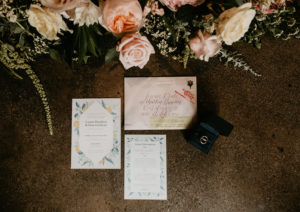 A modern romantic and edgy wedding at the smog shoppe by Los Angeles Wedding Photographer Kadi Tobin