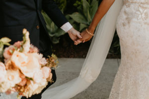 A modern romantic and edgy wedding at the smog shoppe by Los Angeles Wedding Photographer Kadi Tobin