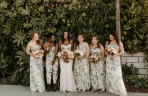 A modern romantic and edgy wedding at the smog shoppe by Los Angeles Wedding Photographer Kadi Tobin