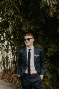 A modern romantic and edgy wedding at the smog shoppe by Los Angeles Wedding Photographer Kadi Tobin