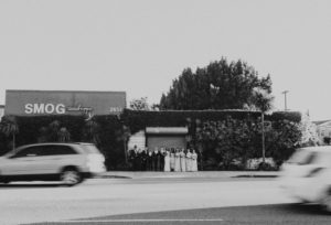 A modern romantic and edgy wedding at the smog shoppe by Los Angeles Wedding Photographer Kadi Tobin