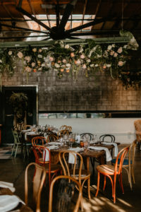 A modern romantic and edgy wedding at the smog shoppe by Los Angeles Wedding Photographer Kadi Tobin