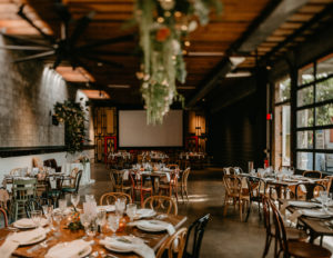 A modern romantic and edgy wedding at the smog shoppe by Los Angeles Wedding Photographer Kadi Tobin