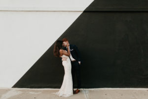 A modern romantic and edgy wedding at the smog shoppe by Los Angeles Wedding Photographer Kadi Tobin