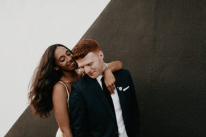 A modern romantic and edgy wedding at the smog shoppe by Los Angeles Wedding Photographer Kadi Tobin