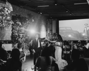 A modern romantic and edgy wedding at the smog shoppe by Los Angeles Wedding Photographer Kadi Tobin