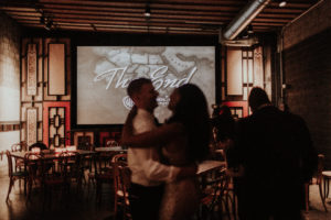 A modern romantic and edgy wedding at the smog shoppe by Los Angeles Wedding Photographer Kadi Tobin
