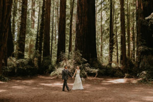 Santa Cruz wedding at roaring camp