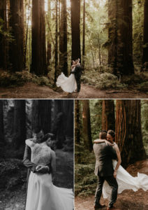 A celtic style Santa Cruz Redwoods wedding at Roaring Camp by Kadi Tobin, a Santa Cruz wedding Photographer
