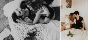 A In home engagement session in los angeles by Kadi Tobin, a los angeles wedding photographer