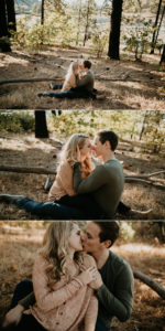 Adorable Fall Engagement Session in the mountains of Julian California