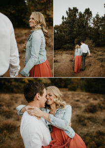 Adorable Fall Engagement Session in the mountains of Julian California