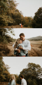 Adorable Fall Engagement Session in the mountains of Julian California