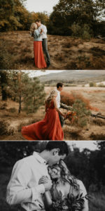 Adorable Fall Engagement Session in the mountains of Julian California
