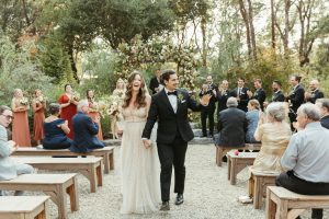 Wedding Ceremony at Yokayo Ranch in Mendocino